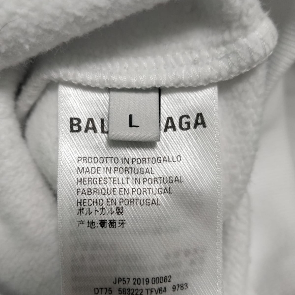Balenciaga Paint logo over sized hoodie - Picture 5 of 8